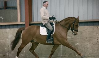 Paul Belton riding his horse Eric