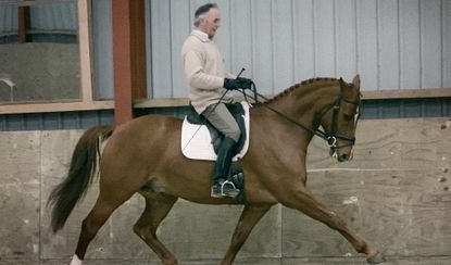 Paul Belton riding his horse Eric