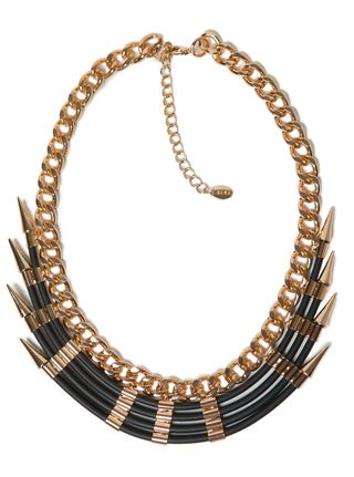 Costume jewellery: Zara Interwoven Chain necklace, £15.99