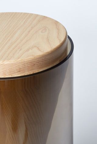 Detail of the 'Apex' side table,