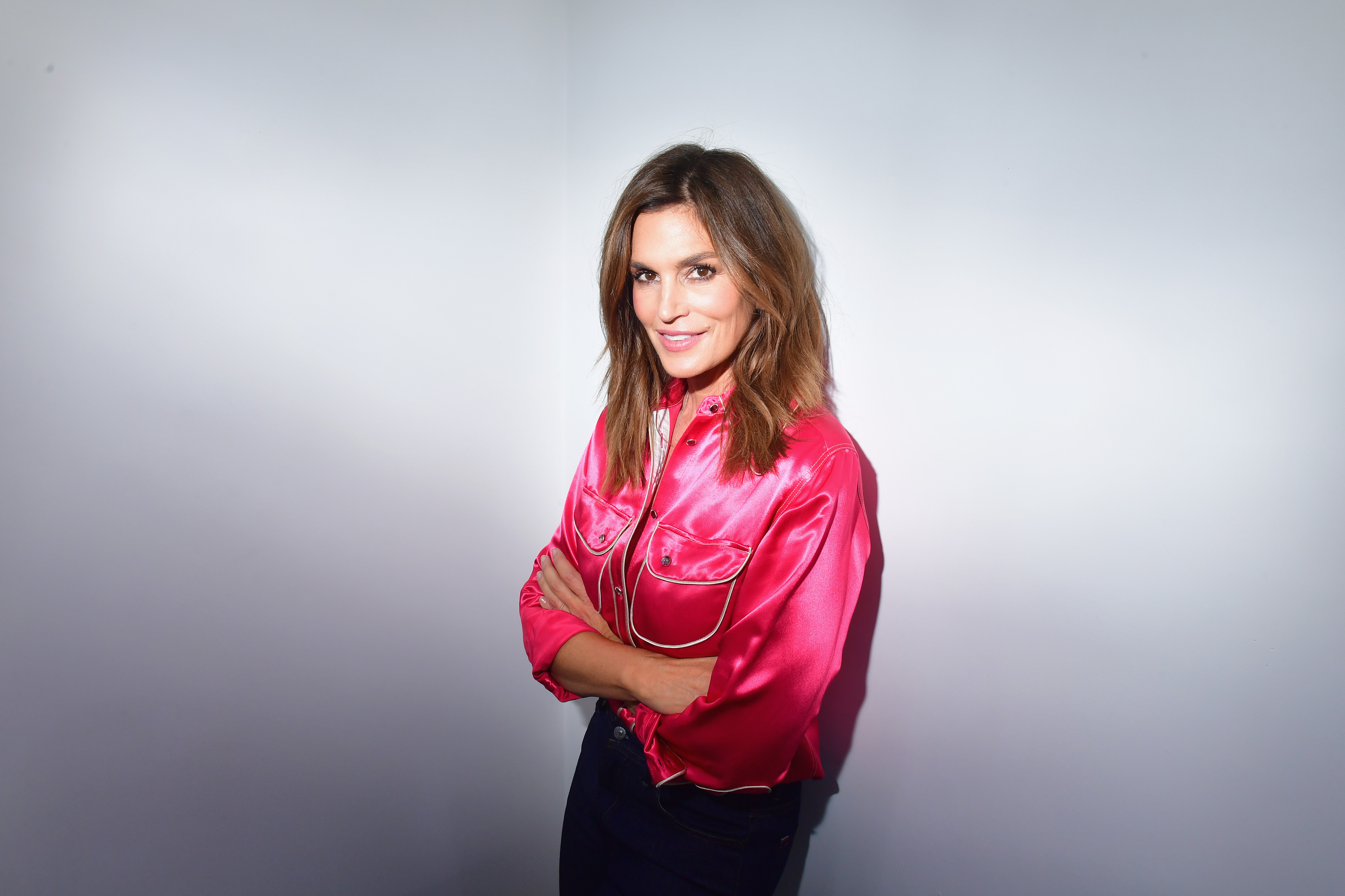 Exhibition Hosted by Acne Studios featuring Cindy Crawford, Sam Abell and Amarrillo on at Galerie Edouard Escougnou on September 28, 2018 in Paris, France.
