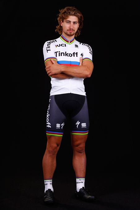 Peter Sagan in his 2016 world champion's kit