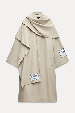 Harvard University Cape Trench Coat