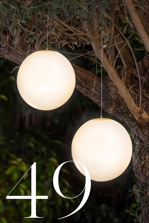Portable Outdoor LED Pendant Light Pianeta With Remote Control