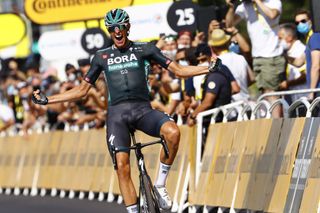 Tour de France 2021 - 108th Edition - 12th stage Saint-Paul-Trois-Chateaux - Nimes 159.4 km - 07/07/2021 - Nils Politt (GER - Bora - Hansgrohe) - photo Luca Bettini/BettiniPhotoÂ©2021