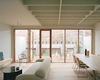 Interior living space at Barkly Street Apartments, Brunswick, Australia