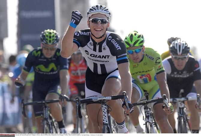 Marcel Kittel (Giant-Shimano) wins stage 2 in the Dubai Tour