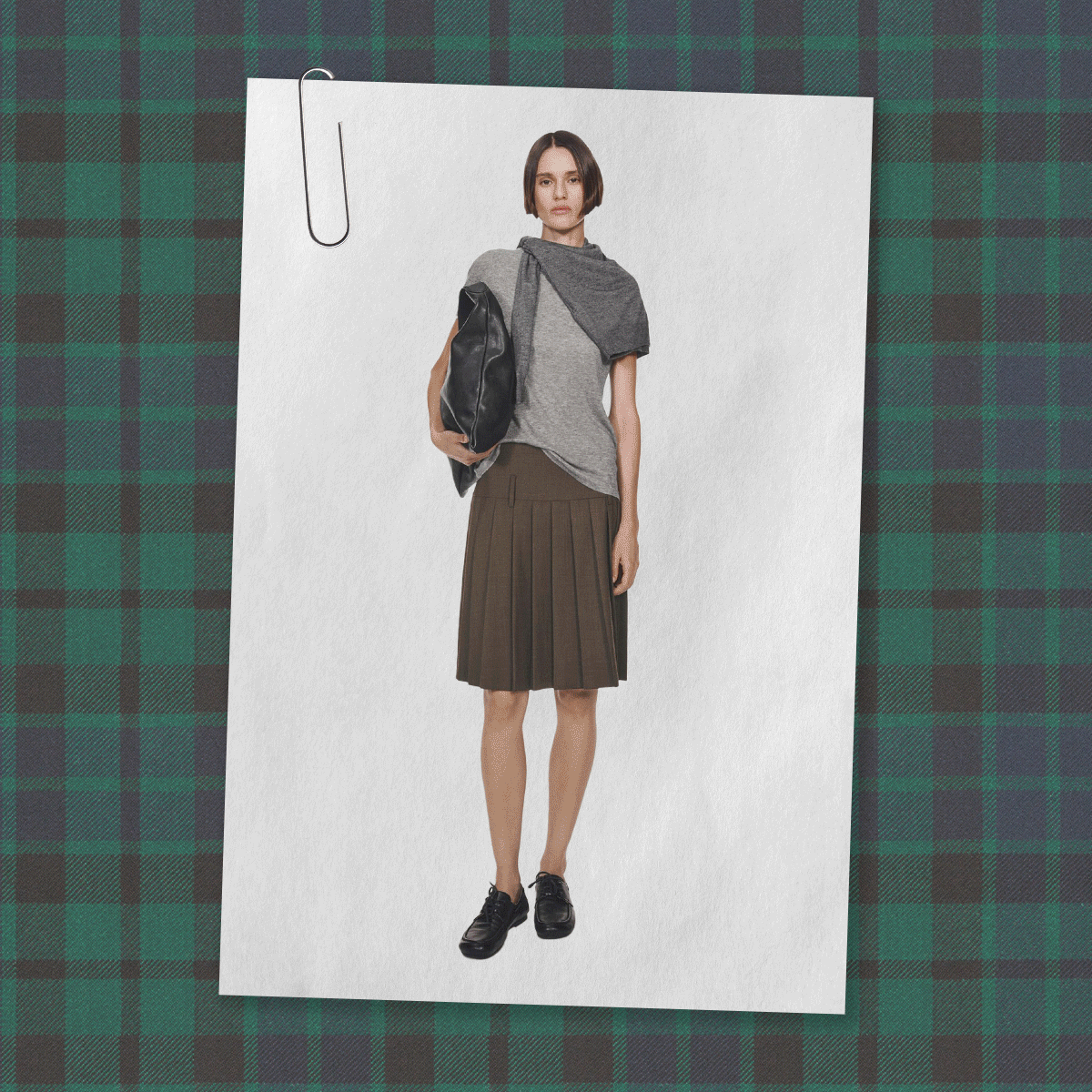 pleated skirt style