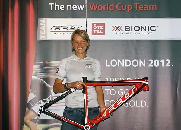 Sabrina Enaux will ride for Felt &Ouml;tztal X-Bionic.