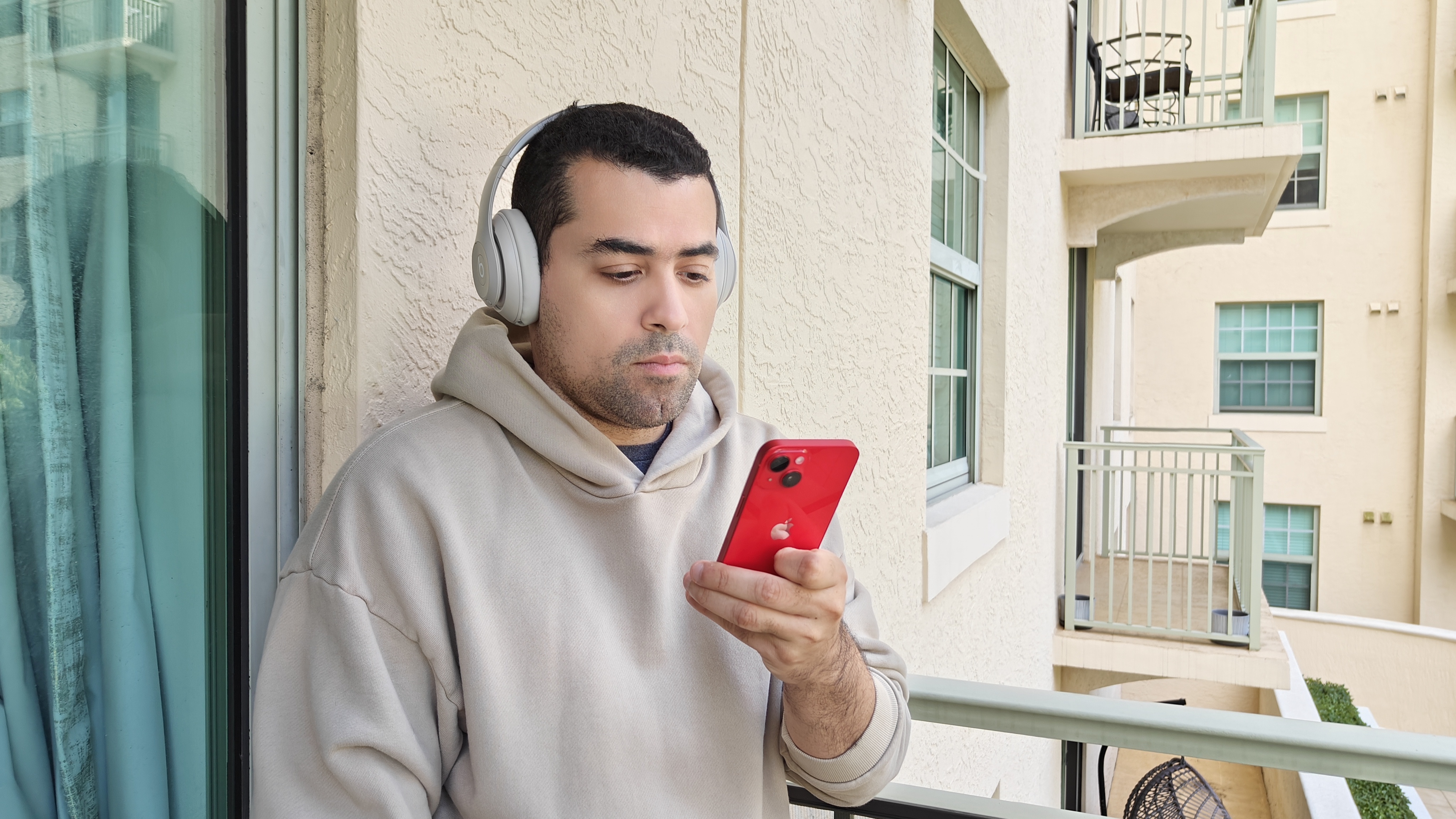 Bluetooth streaming being tested on the Beats Studio Pro