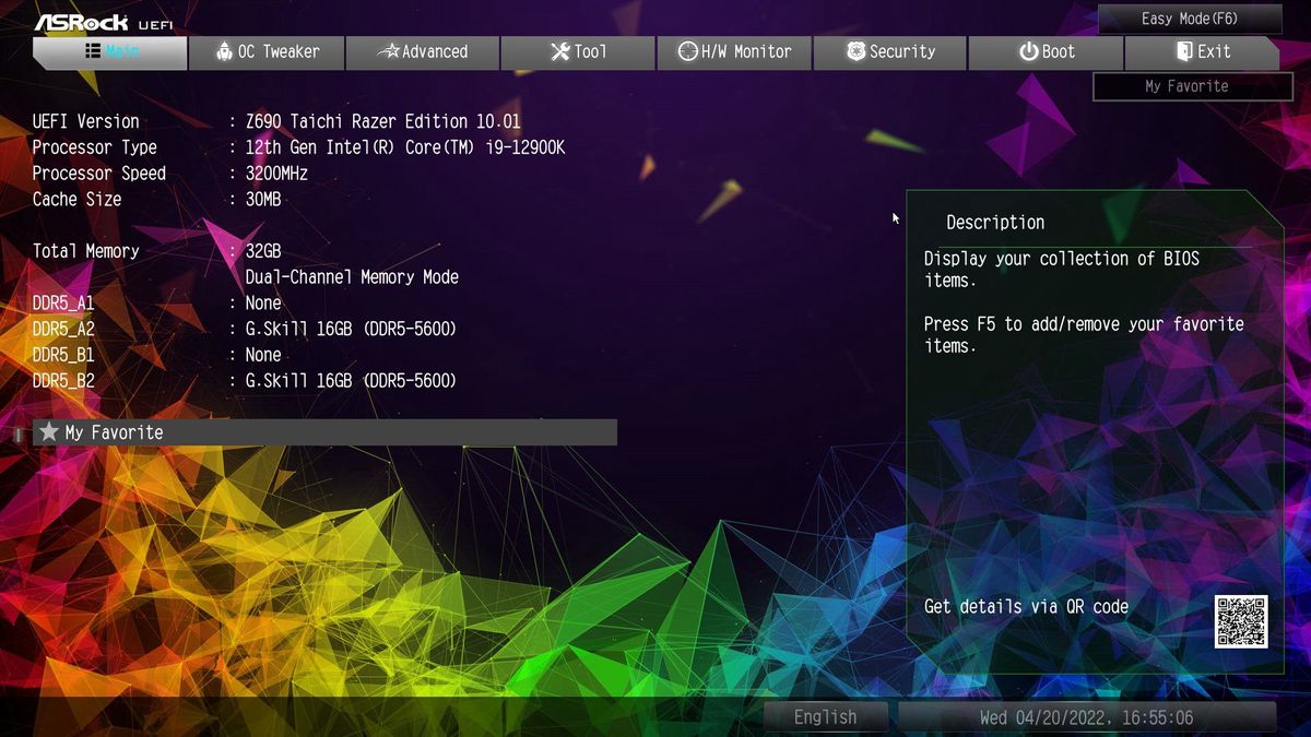 ASRock Z690 Taichi Razer Edition