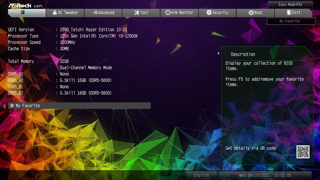 ASRock Z690 Taichi Razer Edition