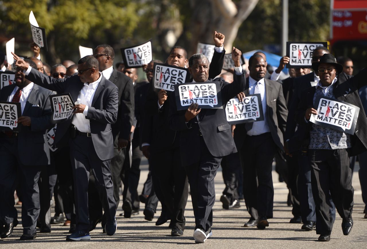 Black Lives Matter protesters