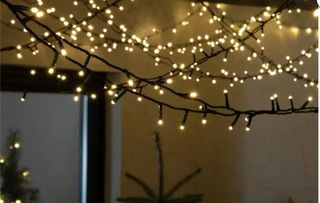 A string of 1500 LED lights from Habitat
