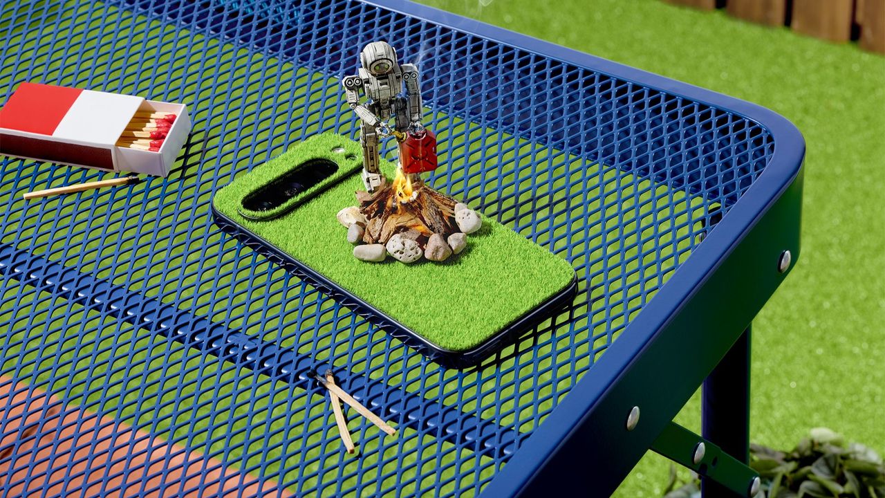 Touch Grass skin from Dbrand for Pixel phones