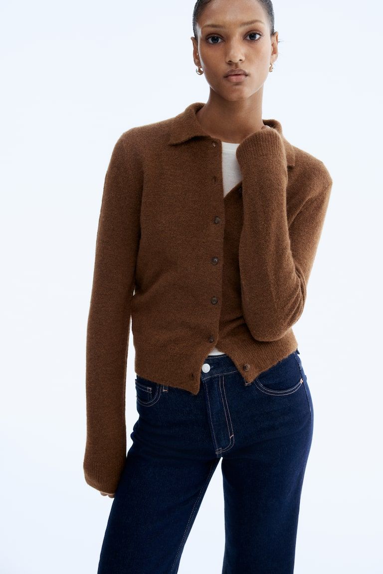 Collared Cardigan