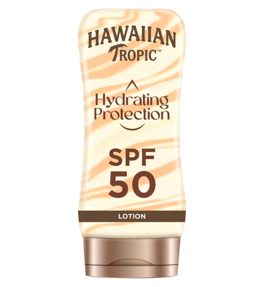 Hawaiian Tropic Hydrating Protection Sunscreen Lotion Spf 50 180ml