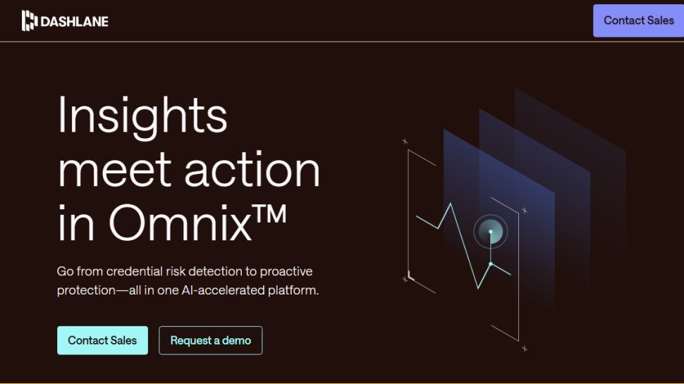 Website screenshot of Dashlane (August, 2025)