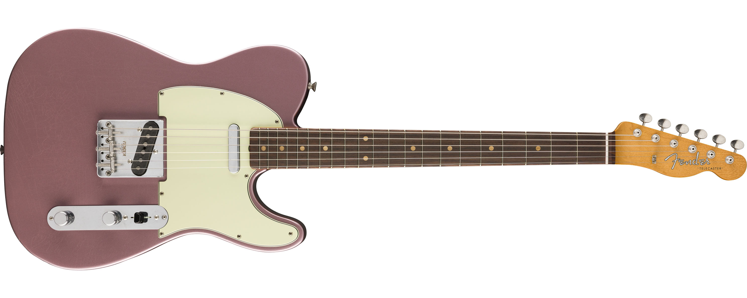 Fender Limited Edition Vintera II Road Worn 60s Telecaster Burgundy Mist Metallic