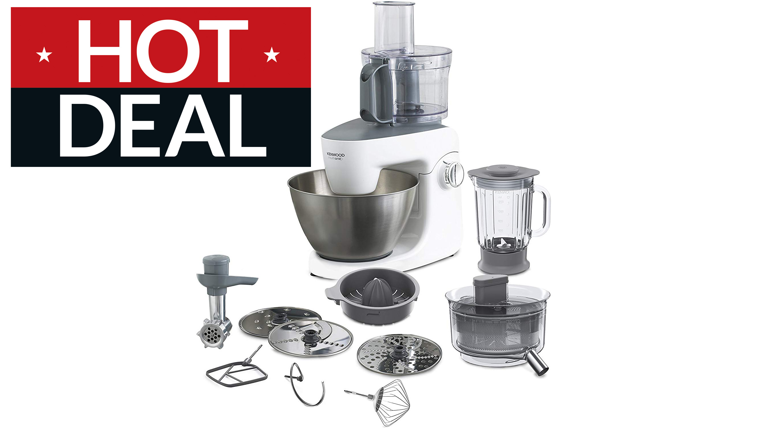 Kenwood MultiOne KHH326WH Stand Mixer Black Friday deal knocks 17 off