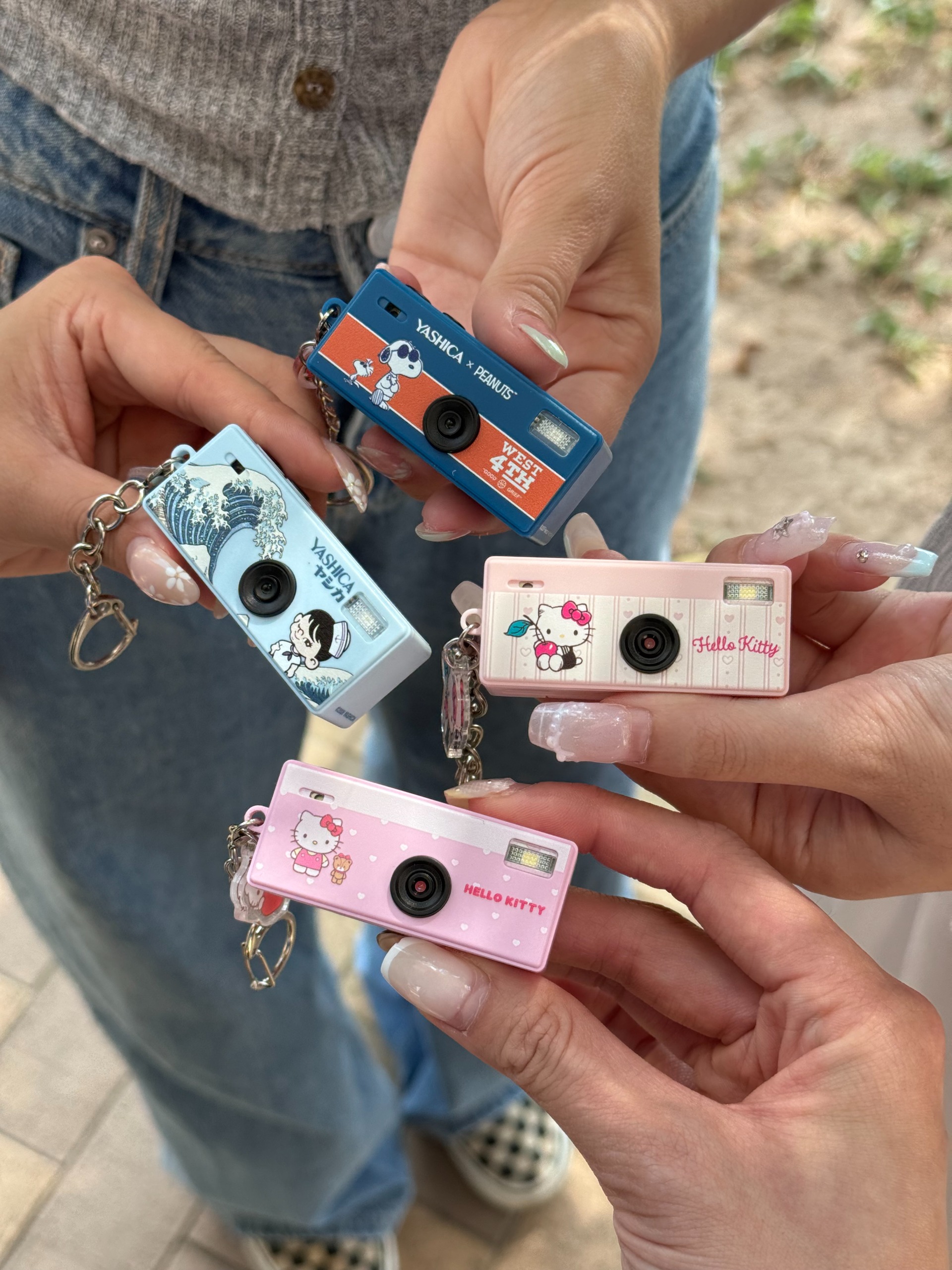 The Yashica Funtastic Keychain Camera in four new designs