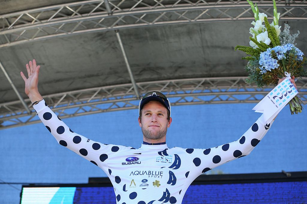 Conor Dunne (Aqua Blue Sports) won the KOM jersey