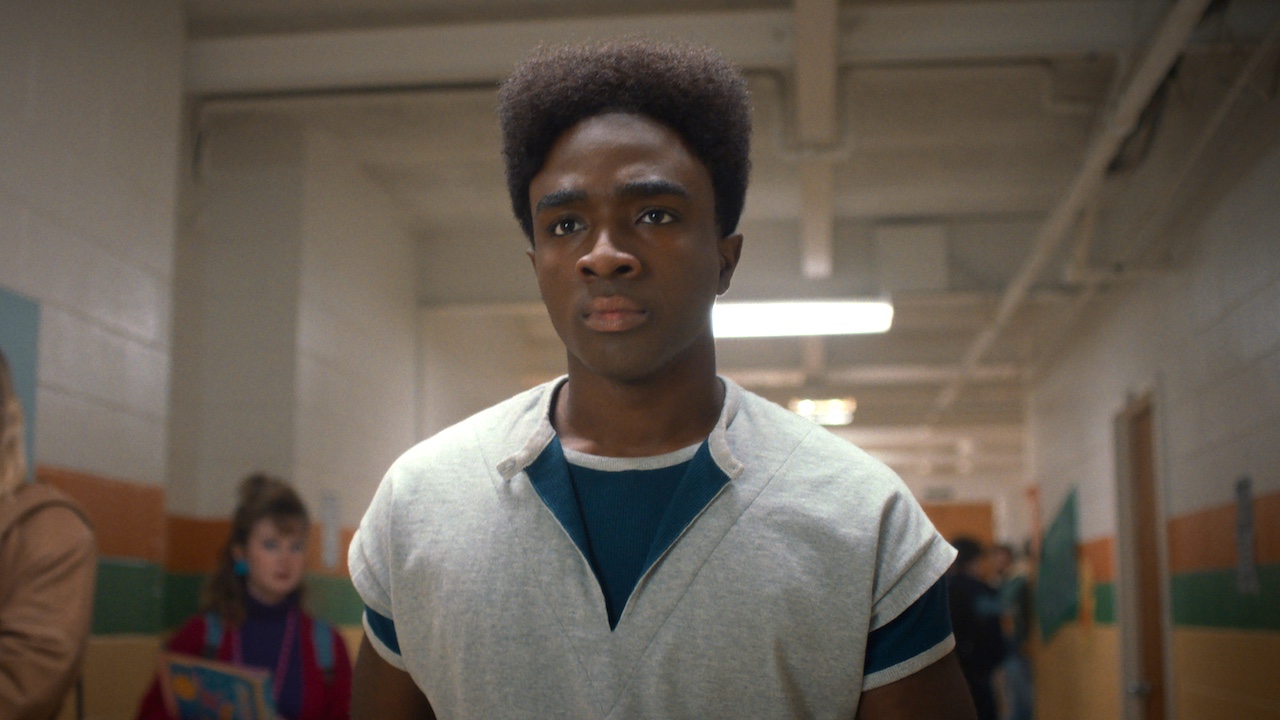 Caleb McLaughlin as Lucas Sinclair in Stranger Things: Season 5.