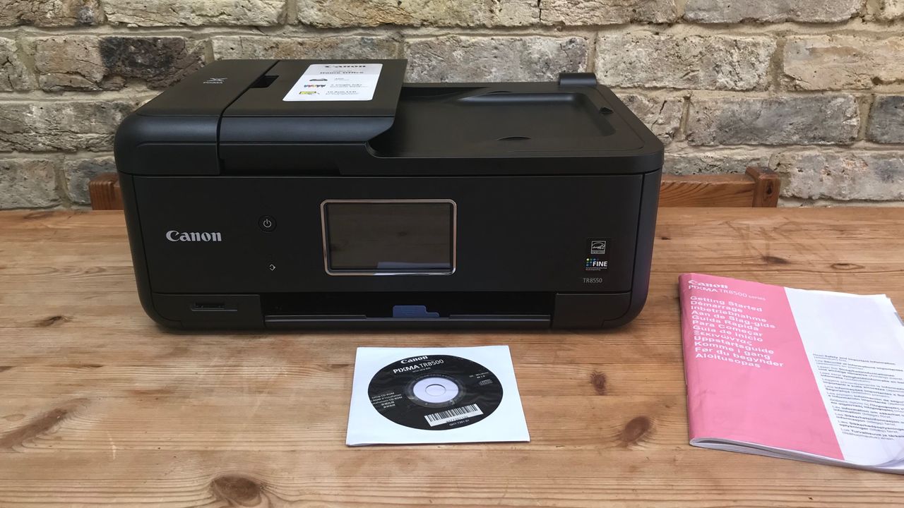 Printer with box contents