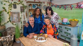 The Great British Bake Off stars Paul Hollywood, Prue Leith, Alison Hammond and Noel Fielding