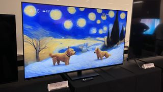 Panasonic Z85A OLED TV on table