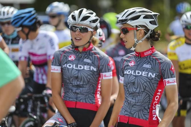 The Holden Womens Tean were sporting their new kit today