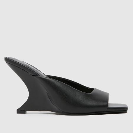 Schuh Stormi Wedge Mule in Black
