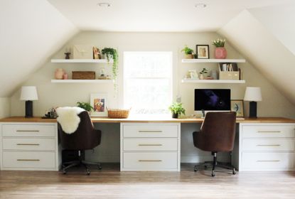 Ikea hemnes hacks home office desk