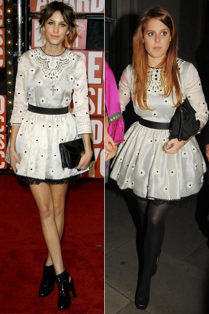 Who wore it best? Alexa Chung Vs Princess Beatrice in Luella dresses