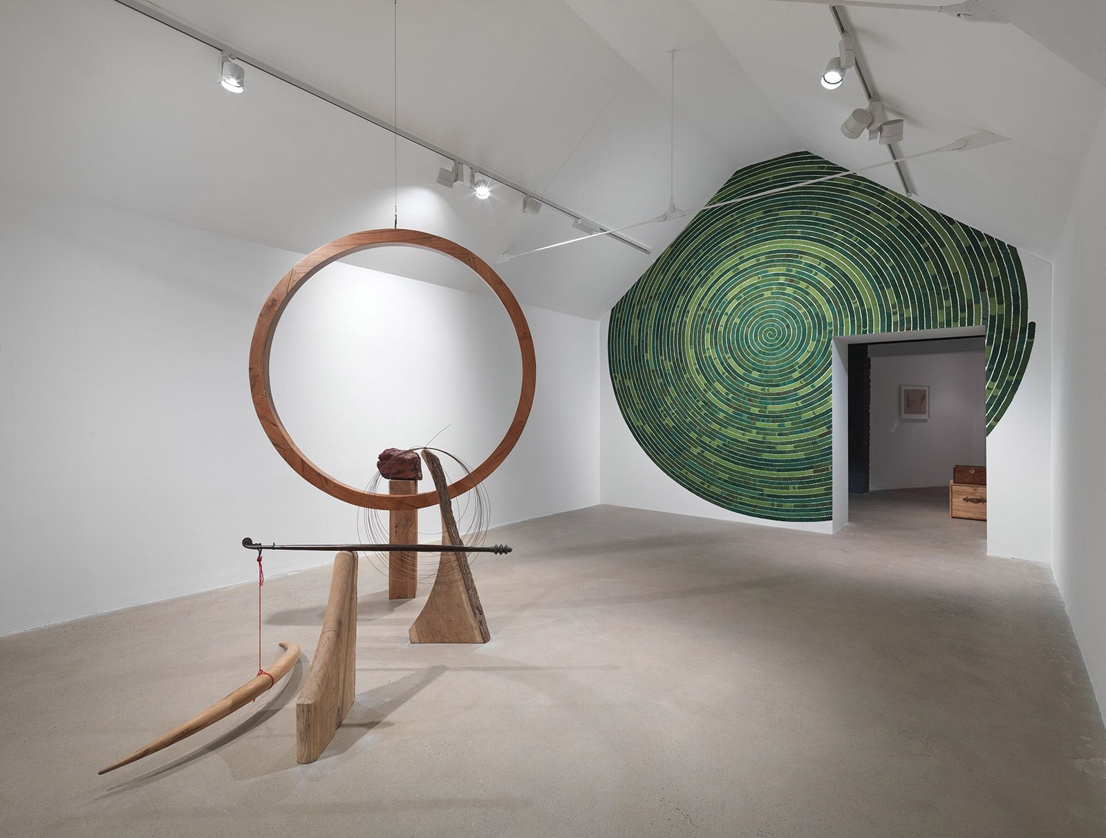 Installation view of ‘Bharti Kher. A Wonderful Anarchy’ at Hauser & Wirth Somerset