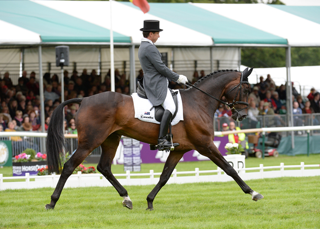 Sam Griffiths and Happy Times at Burghley 2015. Picture by Peter Nixon