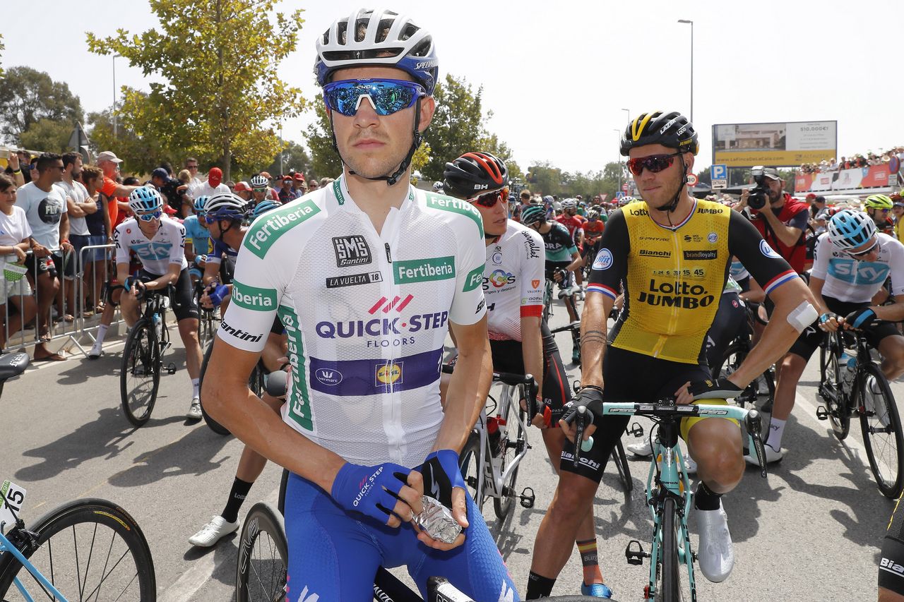 Laurens De Plus wears the jersey for the combined classification