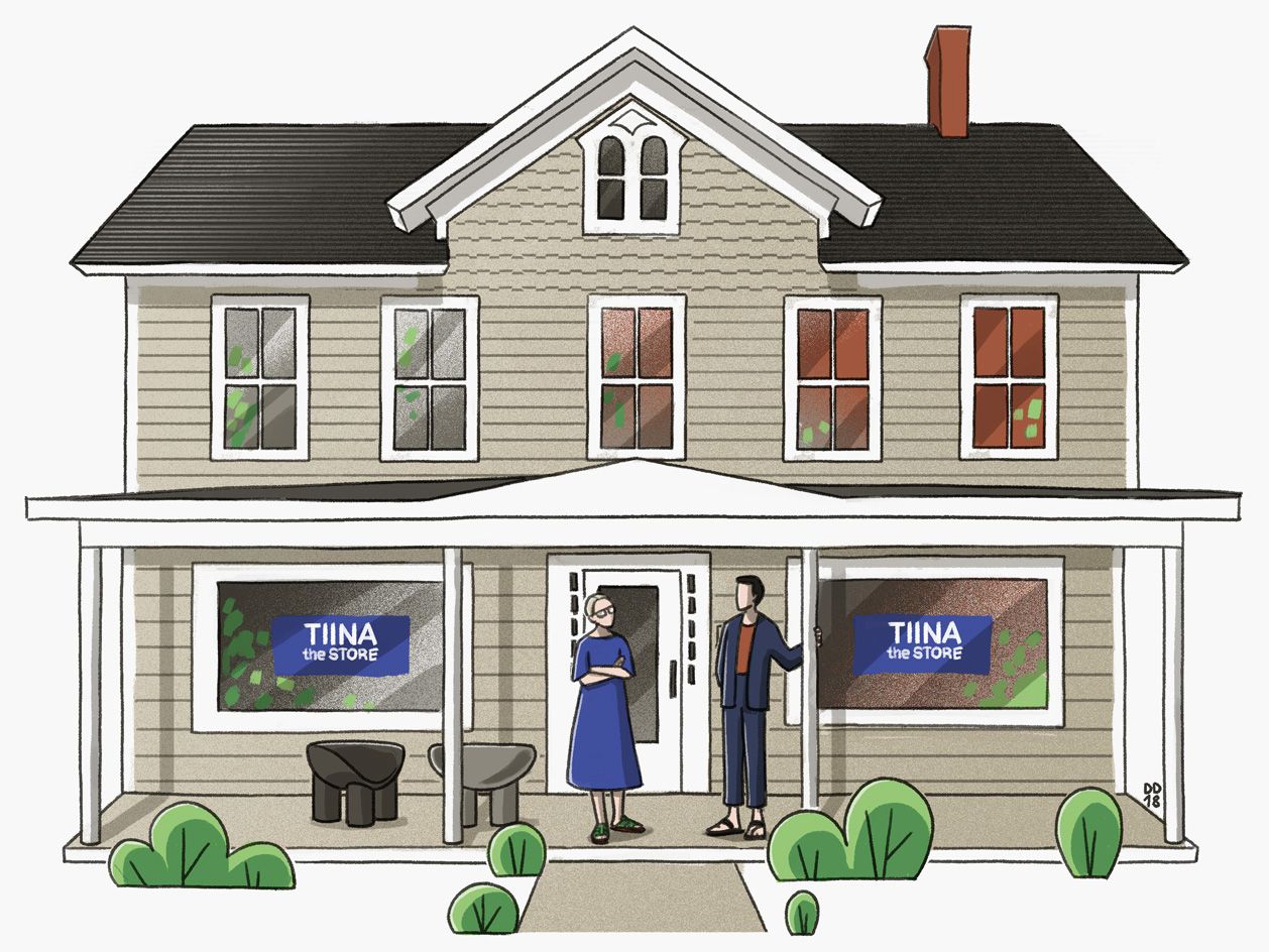 Illustration of Tiina Laakkonen&#039;s Tiina the Store