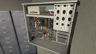 The inside of one of Counter-Strike's "Beefy" computers