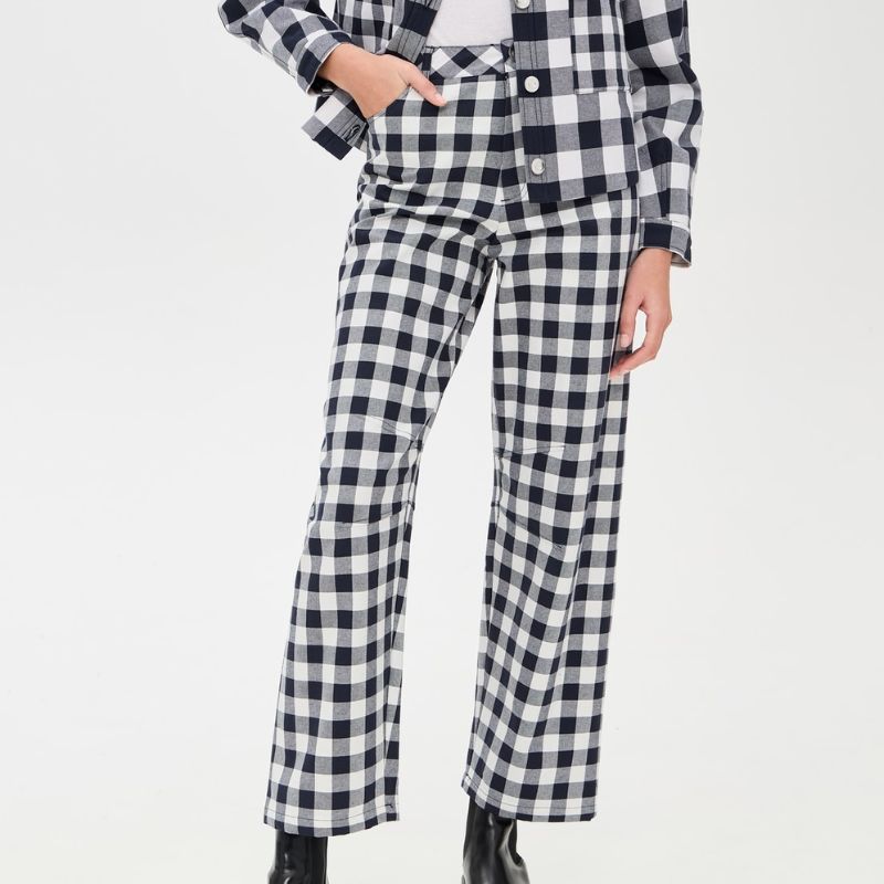 gingham pants