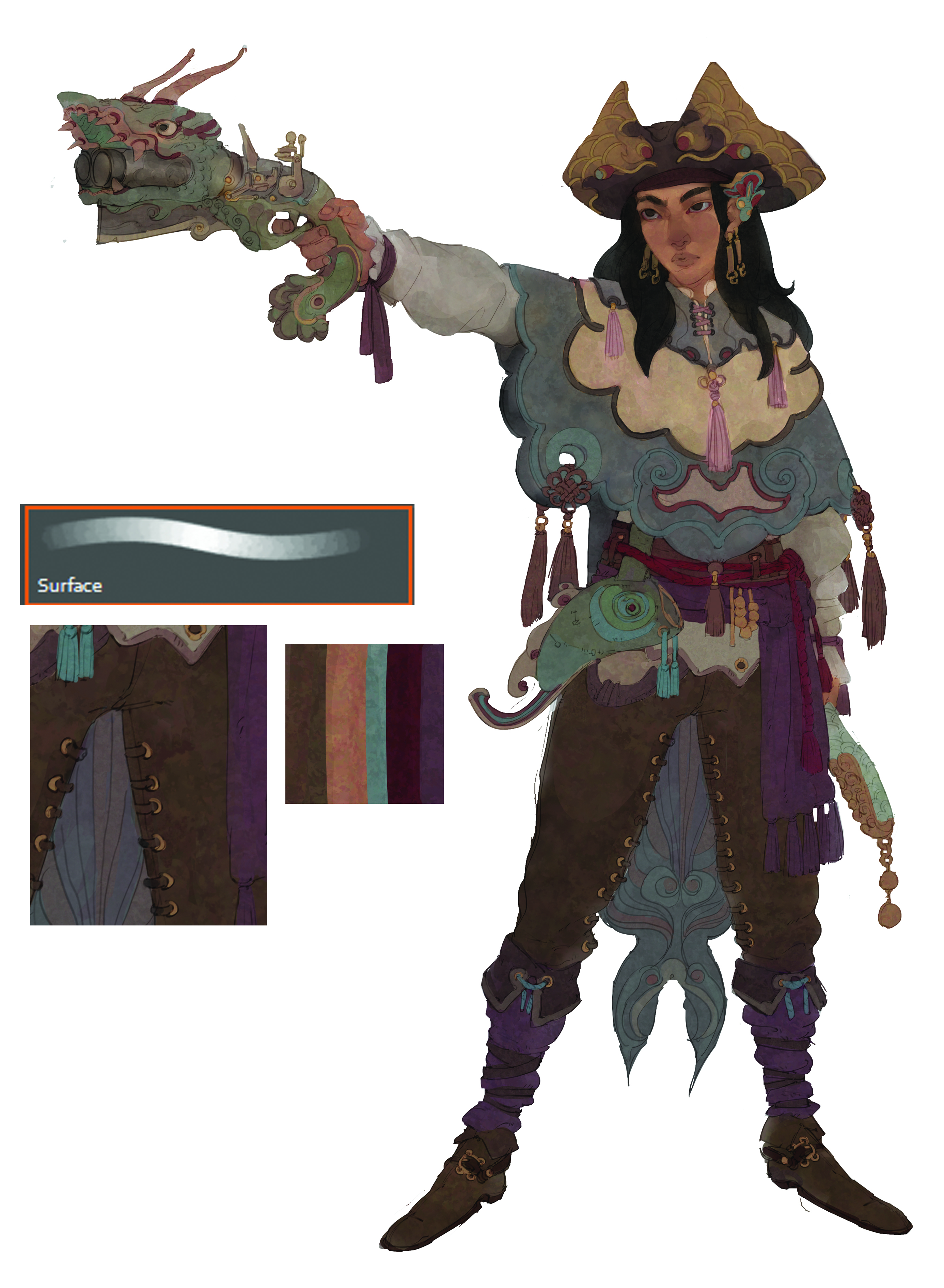 Character design in process