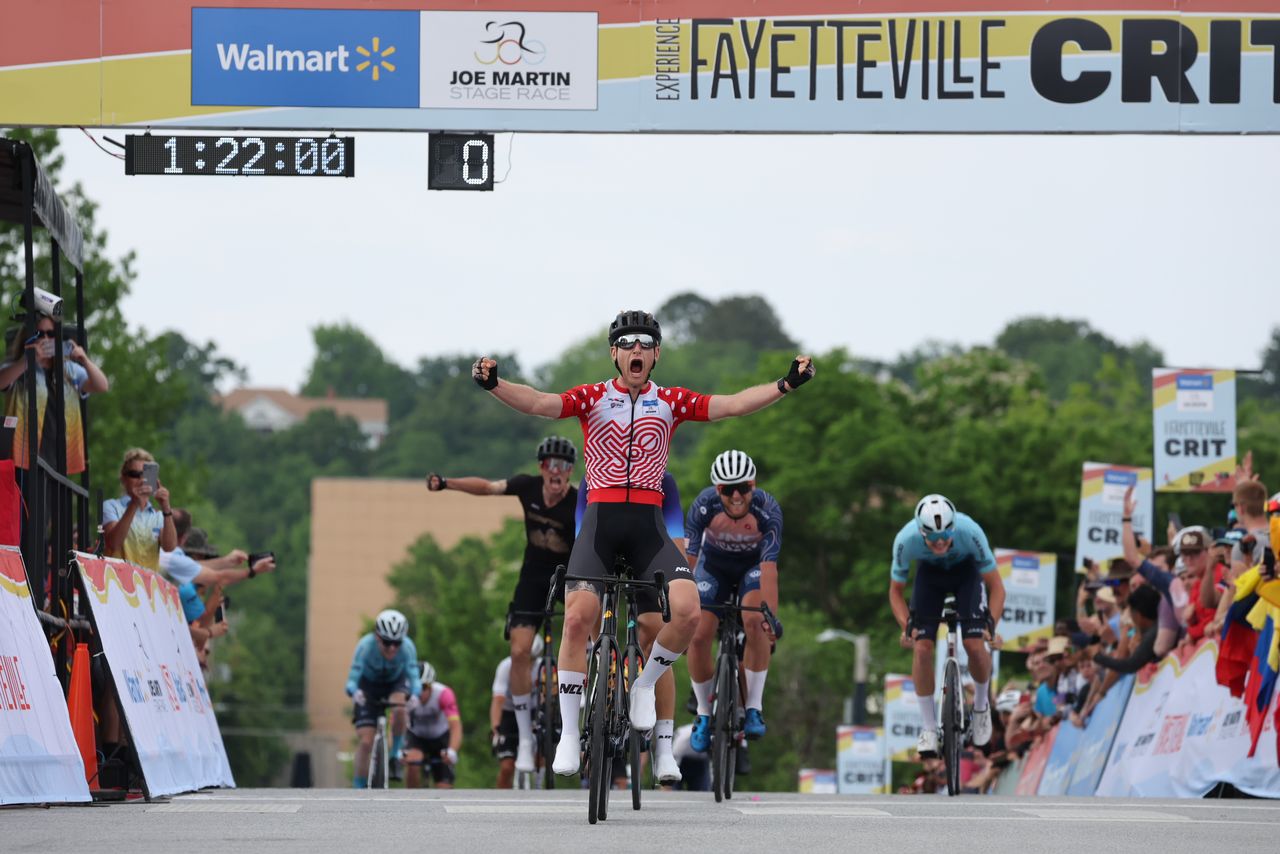 Riley Sheehan (Denver Disruptors) wins stage 4 of the 2023 Joe Martin Stage Race