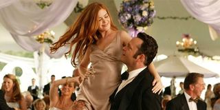Isla Fisher and Vince Vaughn in Wedding Crashers
