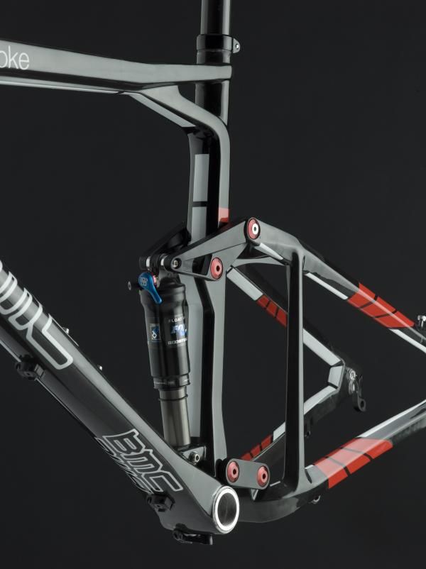 The new FS01 will continue to use BMC's APS dual-link suspension design with 100mm of rear wheel travel.