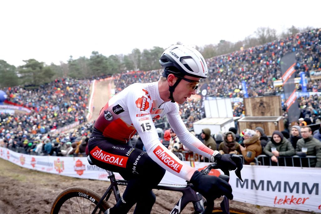 Eli Iserbyt during the Zonhoven race