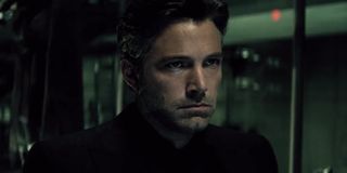 Ben Affleck as the extra-brooding Bruce Wayne in 2016's Batman v. Superman: Dawn of Justice