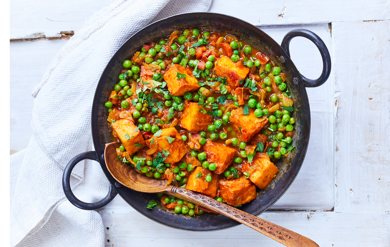 peas and paneer