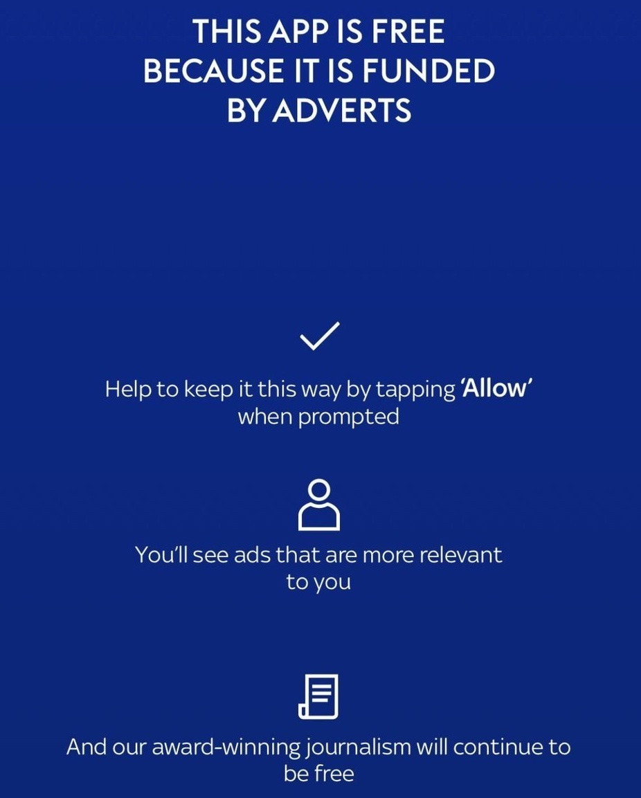 Sky Scores App Screenshot