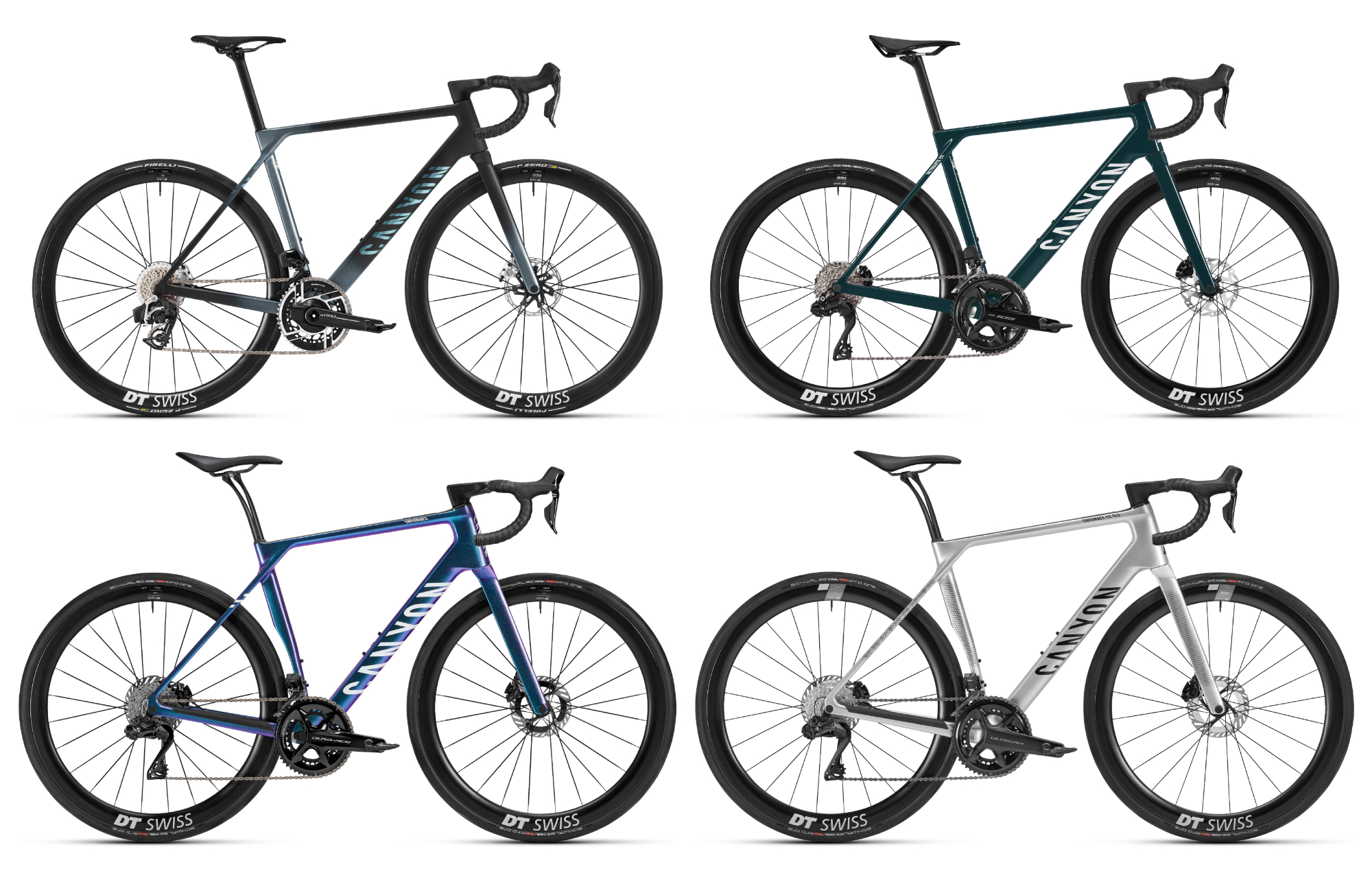 Canyon Ultimate and Endurace bikes 2025