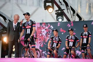 Tom Dumoulin at the presentation of the 2016 Giro d'Italia